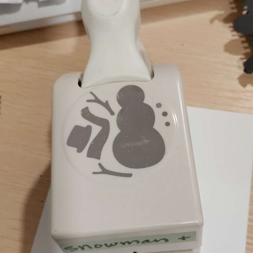 Martha Stewart Snowman Builder Punch large size